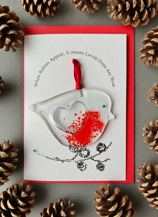 Robin Decoration on A6 card & Envelope €18 each or 2 for €34