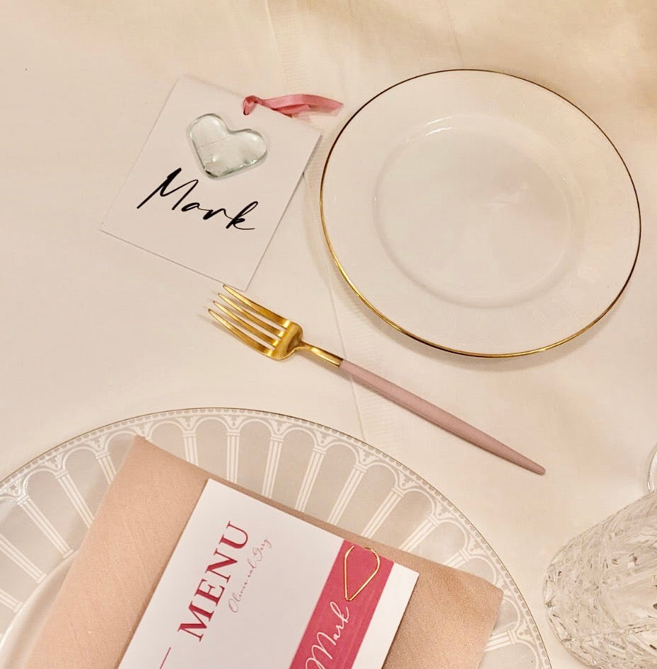 Custom Table Setting & Favour :